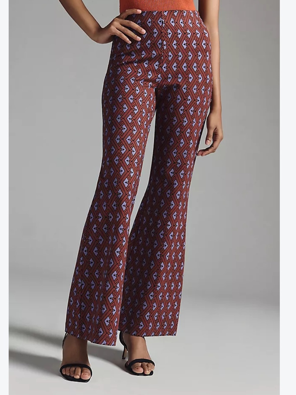 By Anthropologie Printed Knit Pants size S